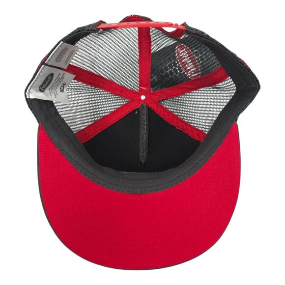 Peterbilt Embroidered Logo Mesh Snapback Cap Trucker Baseball Hat Flat Brim NEW - Picture 5 of 14